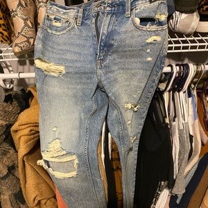 Abercrombie mom jeans